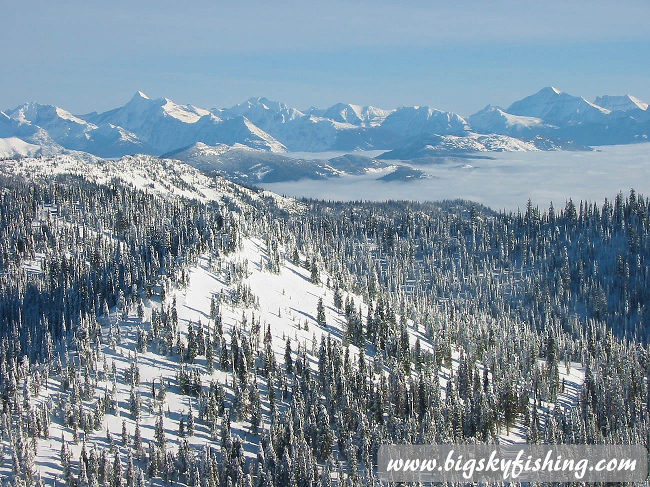 View from Whitefish Mountain Summit