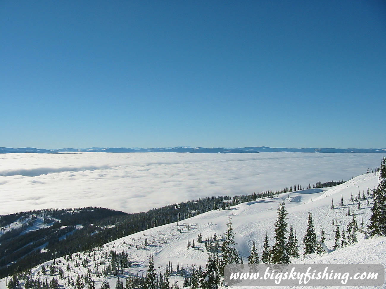 Open Bowl Skiing at Whitefish Mountain