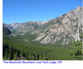 Beartooth Mountains near Red Lodge, Montana