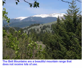 Mount Edith in the Big Belt Mountains