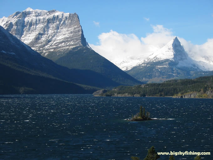 St. Mary Lake and Wild Goose Island in Glacier National Park