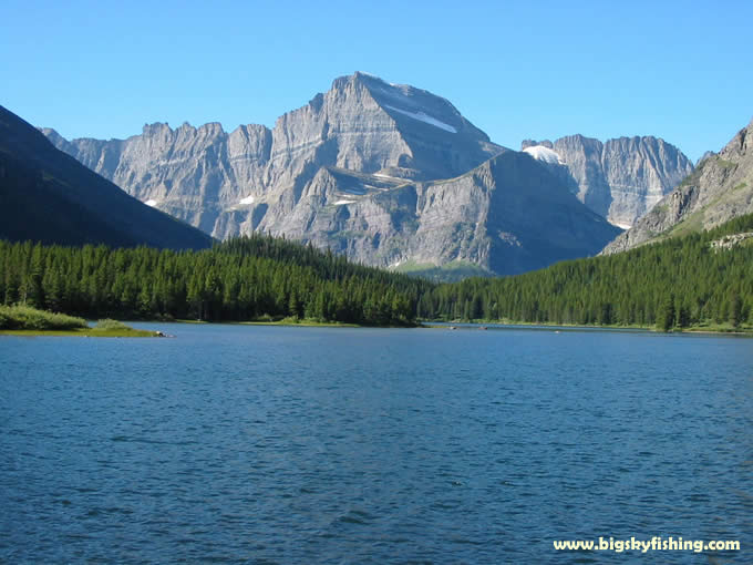 Swiftucurrent Lake and Mt. Gould in Glacier National Park