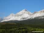 Glacier National Park seen from near Marias Pass along Highway 2 (51,540 bytes)