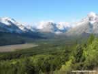 The Mountains surrounding the Two Medicine Valley in Glacier National Park (80,070 bytes)