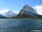 Swiftcurrent Lake, Mt. Gould and Grinnell Point in Glacier National Park (86,943 bytes)