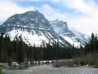 Mt. Canon seen from the Going to the Sun Road in Glacier National Park (101,825 bytes)