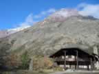 Rising Wolf Mountain and the General Store at Two Medicine Lake (104,724 bytes)