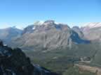 Looking down on the Two Medicine Valley from Scenic Point (84,862 bytes)