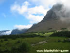 Clouds around Piegan Mountain