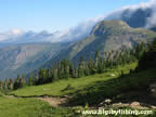 View of Haystack Butte from near beginning of trail