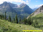 Another View of Mt. Cannon & Mt. Oberlin from the Highline Trail