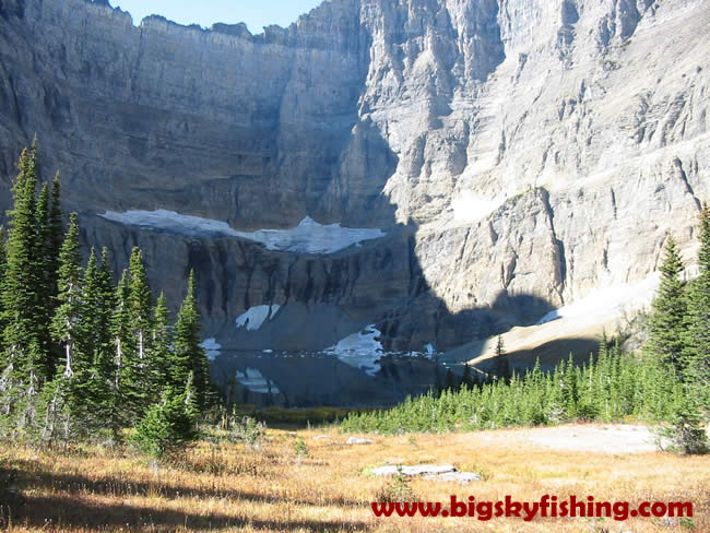 ILooking Down on Iceberg Lake