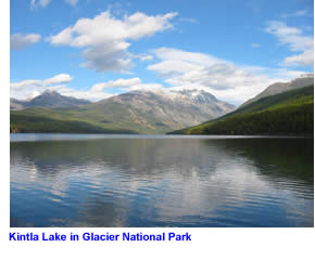 Kintla Lake in Glacier National Park
