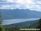 Lake McDonald seen from Trout Lake Trail