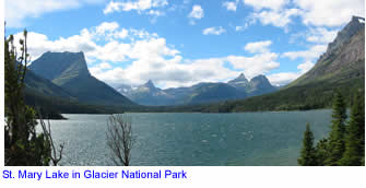 St. Mary Lake in Glacier National Park