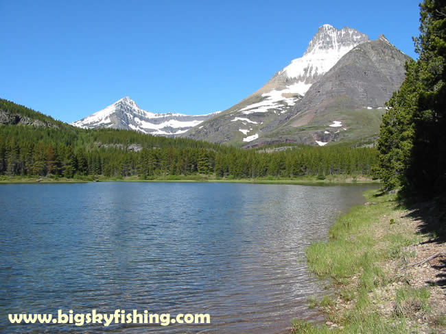 Fishercap Lake in Glacier National Park