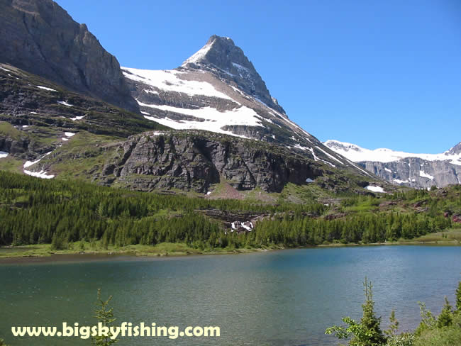 Another View of Mt. Grinnell and Redrock Lake