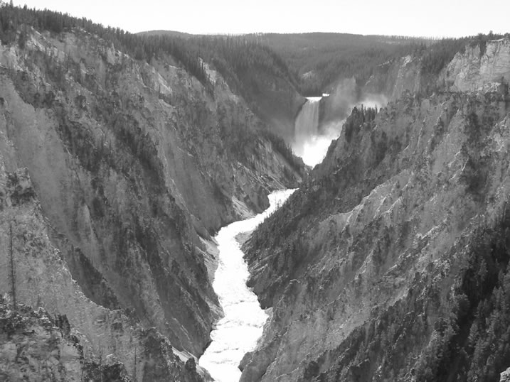 Yellowtone River seen from Artist Point