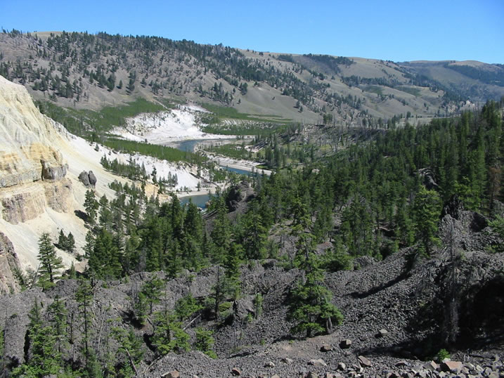 Yellowstone River at Chalk Cliffs