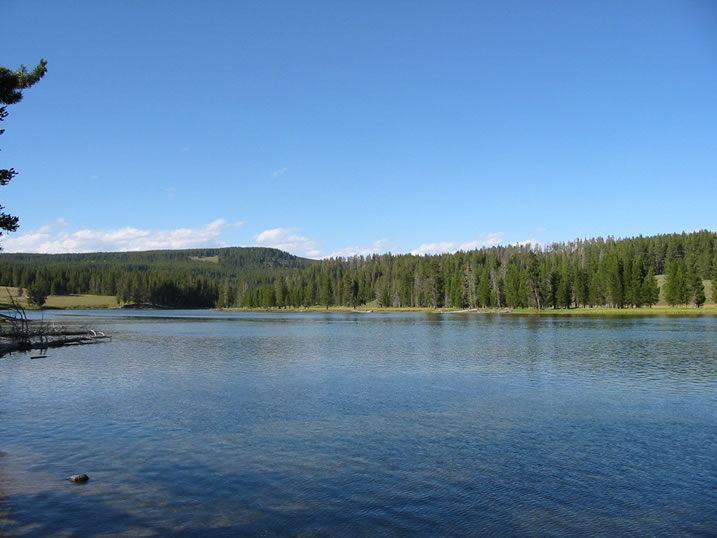 Yellowstone River downstream from Yellowstone Lake