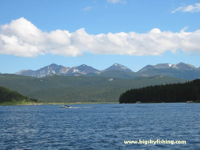 Georgetown Lake and the Anaconda Range