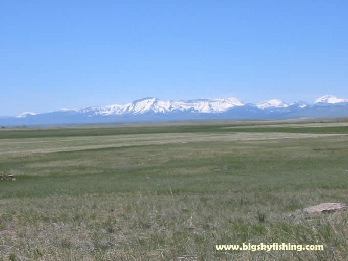 Snowy Peaks of the Rocky Mountain Front in Montana