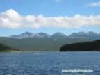 Looking into the Anaconda-Pintlar Wilderness Area from Georgetown Lake (38,115 bytes)