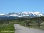 Rocky Mountain Front seen from near the Teton River (38,682 bytes)