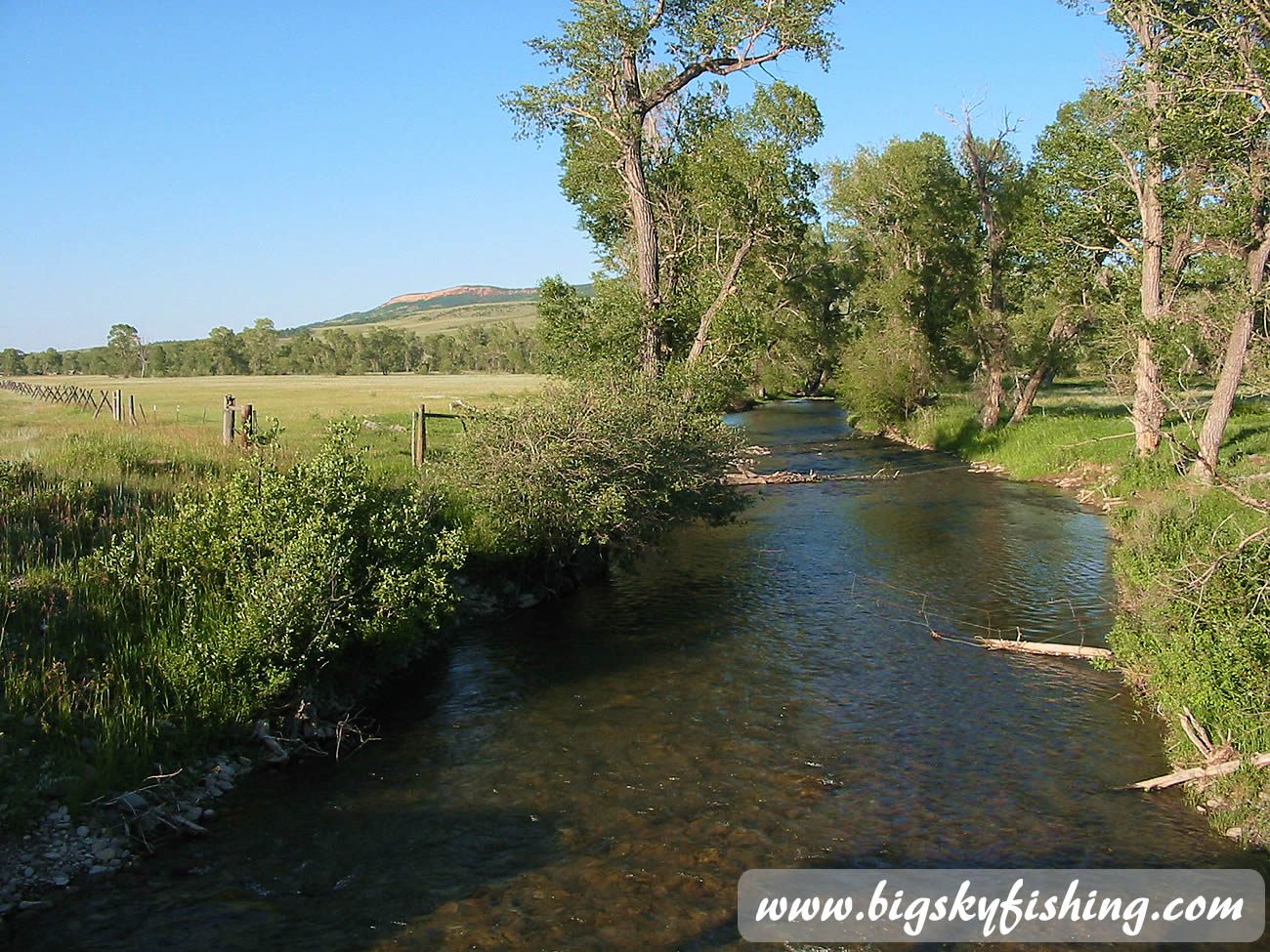 Judith River Enters Open Valley