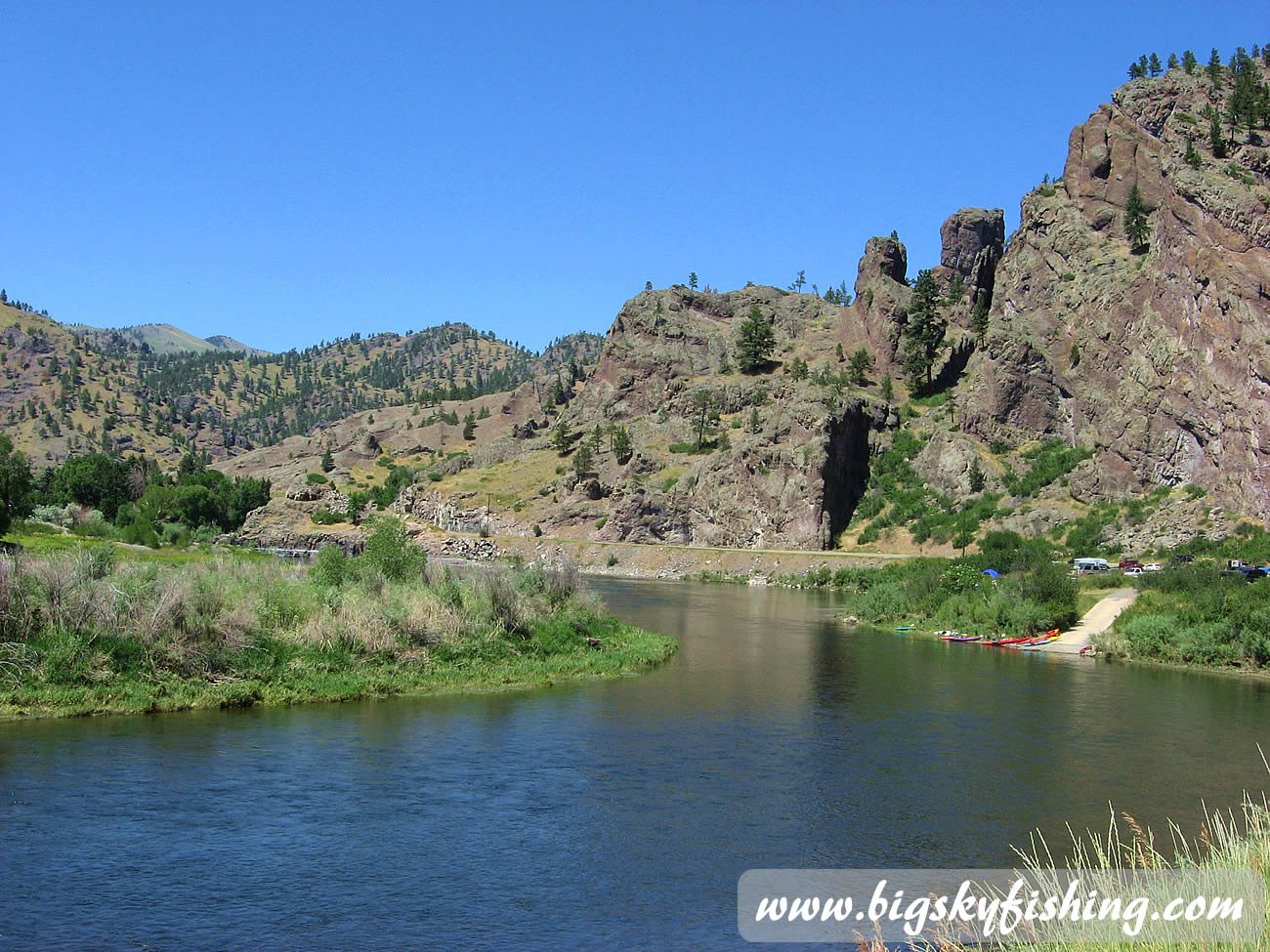 Missouri River in Central Montana