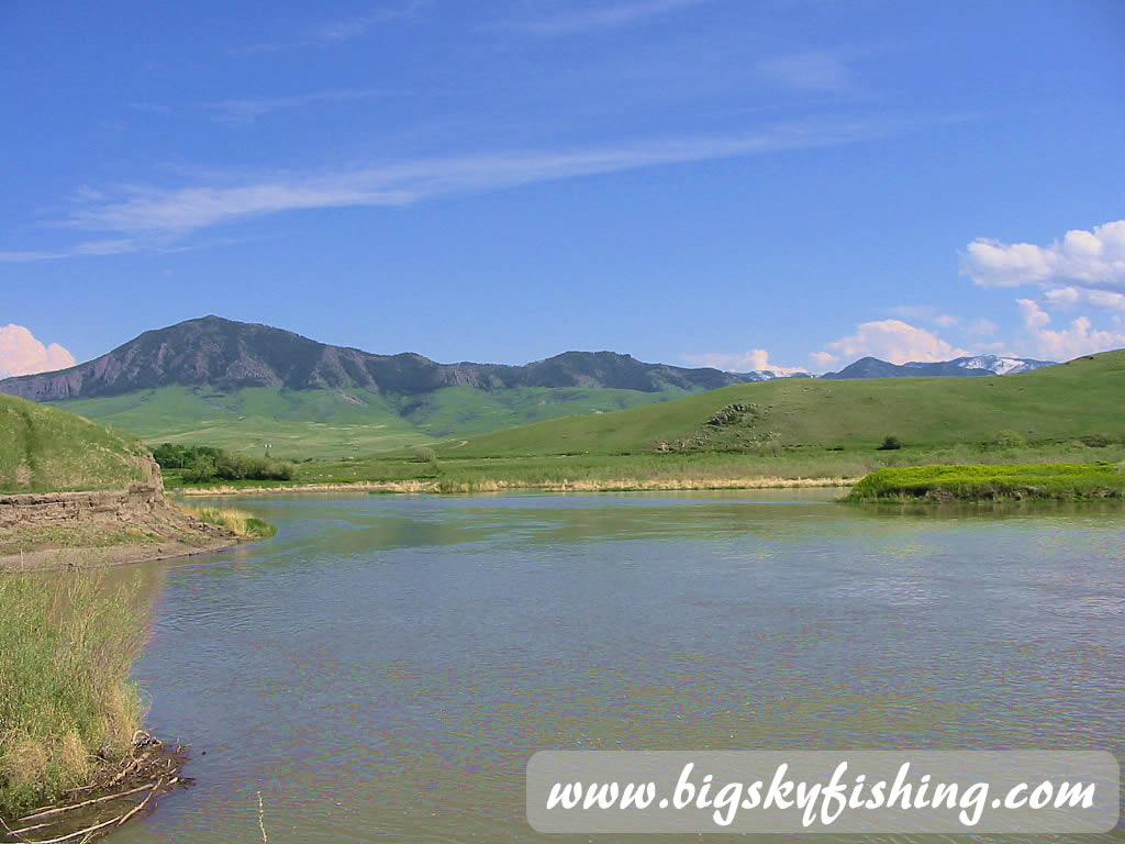 Missouri River Near Pelican Fishing Access Site