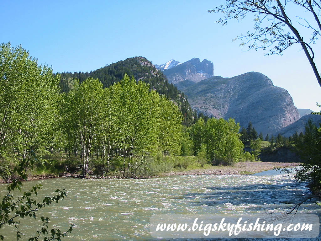 Sun River in Central Montana