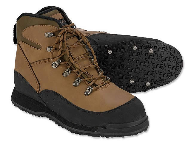 BISON WADING BOOTS IN STUDDED FELT SOLE OR RUBBER SOLE 