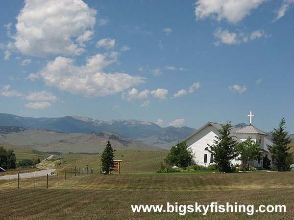 Church Near Nye, Montana