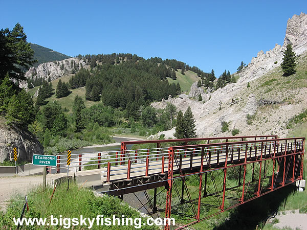 Dearborn River High Bridge in Central Montana