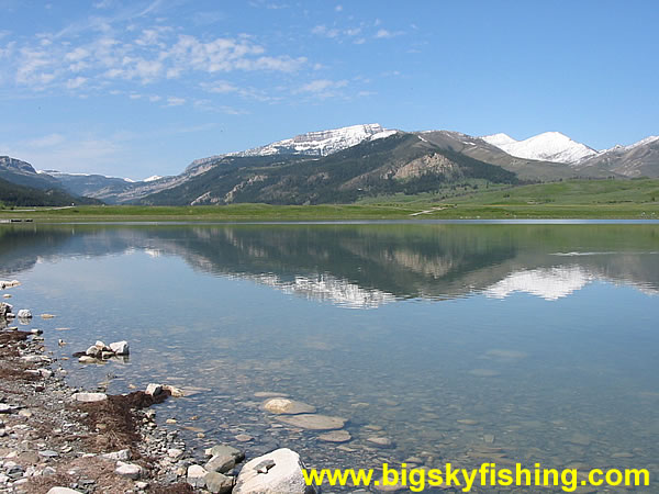 Bean Lake in Central Montana