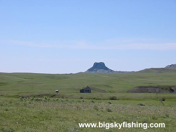 An Isolated Butte in the Bears Paw Mountains