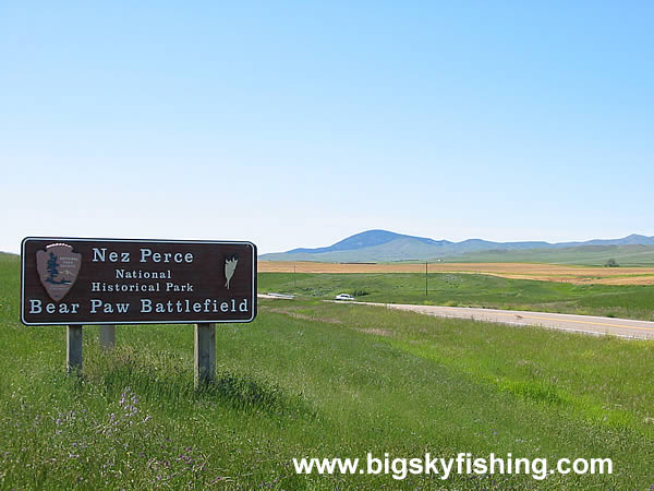 Bear Paw Battlefield Sign