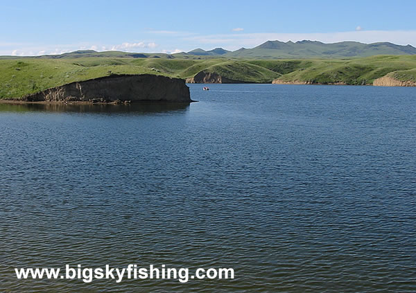 Beaver Creek Reservoir in Central Montana