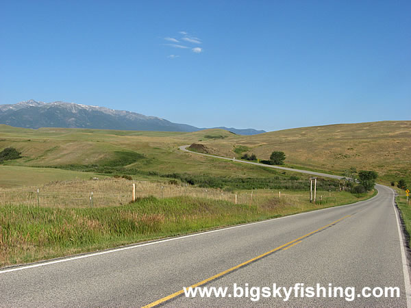 Twisty Road on the Beartooth Front Scenic Drive