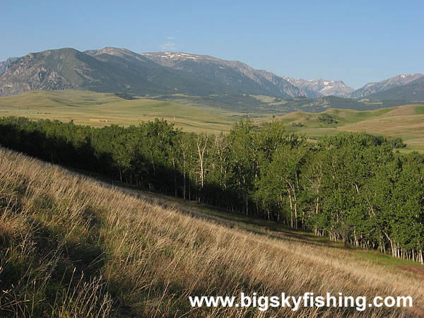 Beartooth Mountains Seen Near Roscoe, Montana : Photo #1