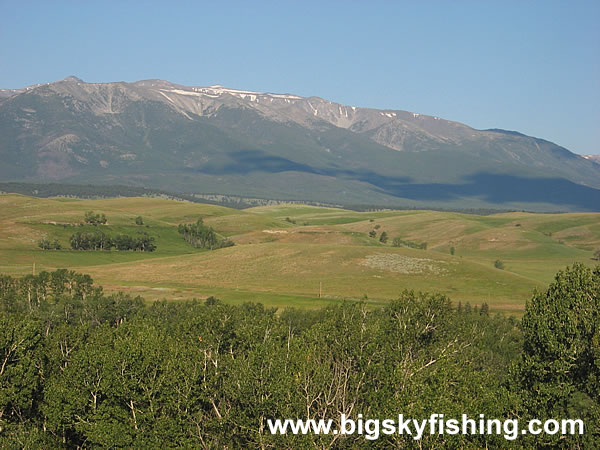 Beartooth Mountains Seen Near Roscoe, Montana : Photo #2