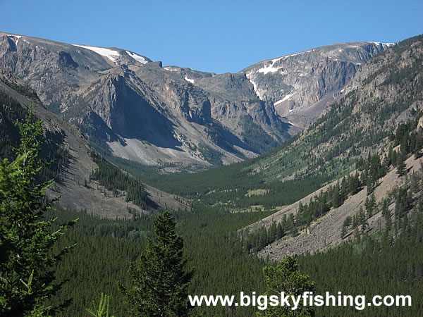 View of the Beartooth Mountains Near Red Lodge, Photo #1