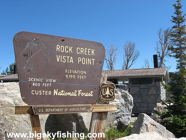 Rock Creek Vista Point on the Beartooth Highway