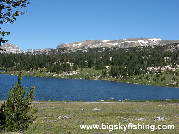 Lake Along the Beartooth Highway in Wyoming