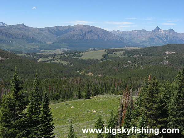 Lower Elevations of the Beartooth Highway in Wyoming