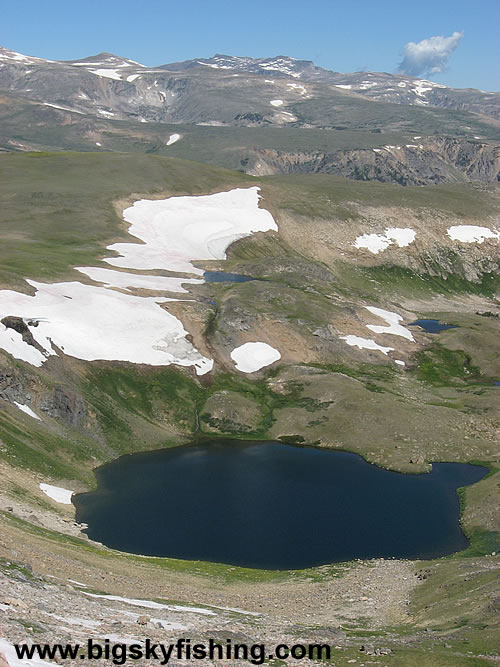 Lake in the Beartooth Mountains