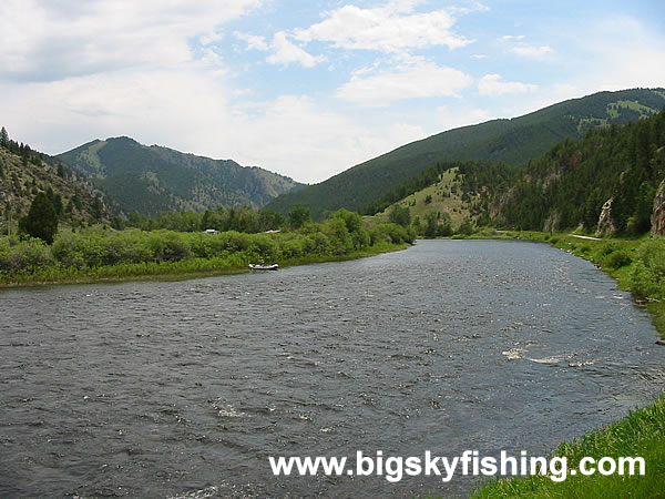 Forested Mountains Along the Big Hole River #2