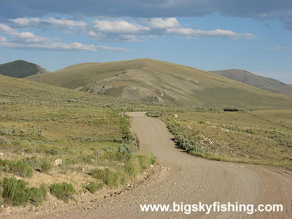 Empty Valley But Good Road