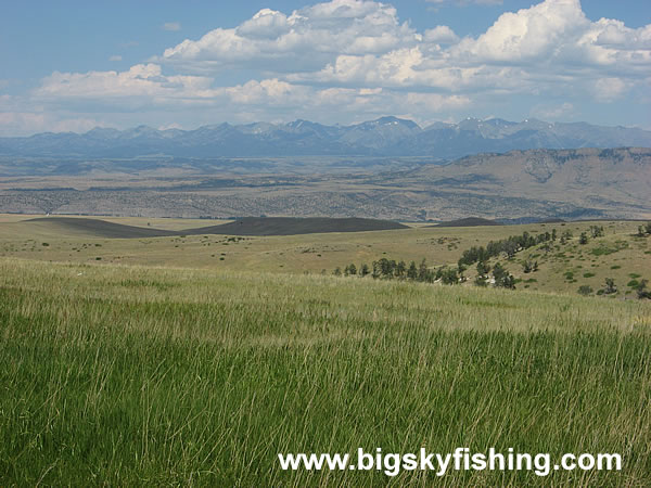 Distant Views of the Crazy Mountains